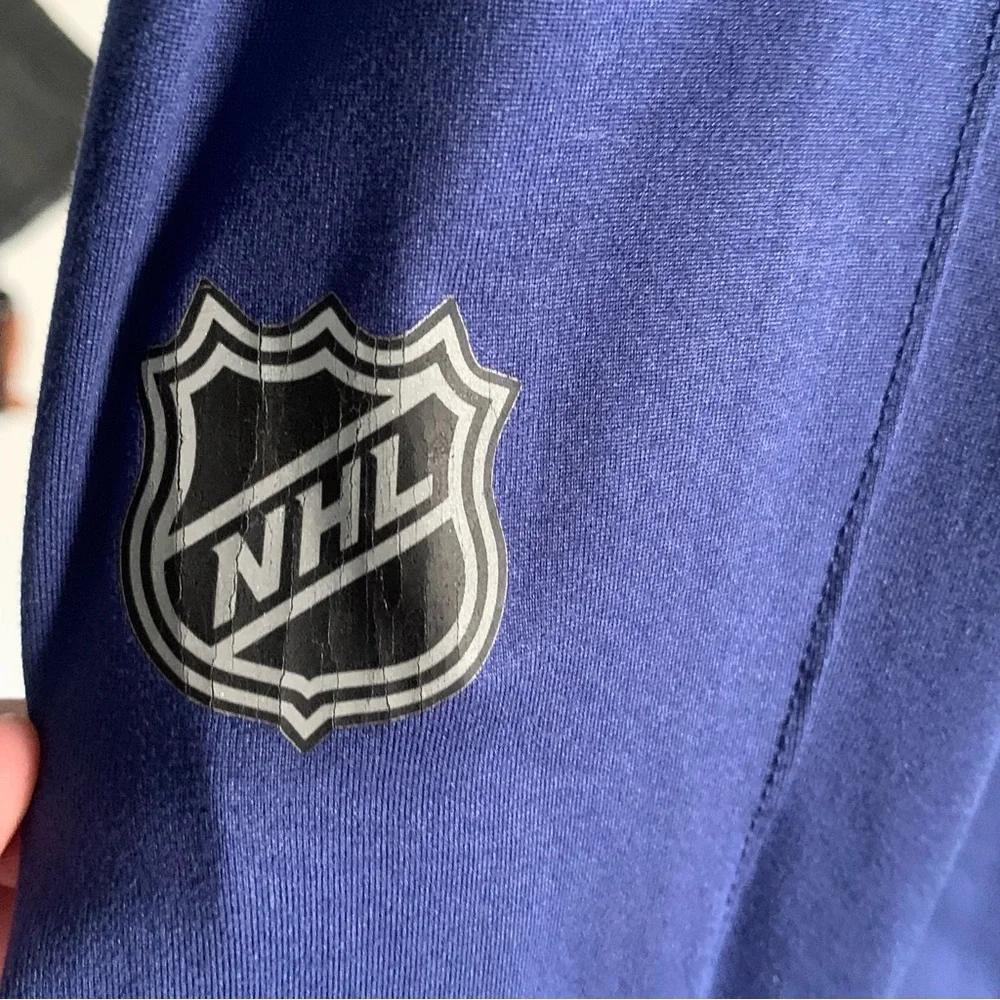 Fanatics NHL Tampa Bay Lightning Hockey Blue Long Sleeve Quarter Zip Top
